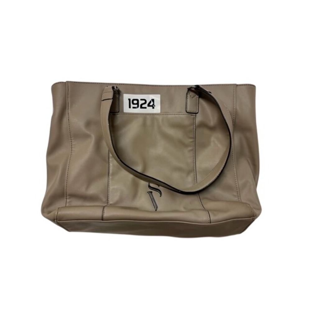 Vera Bradley 1924 Tote Bag Tan Faux‎ Leather Shoulder Bag Women